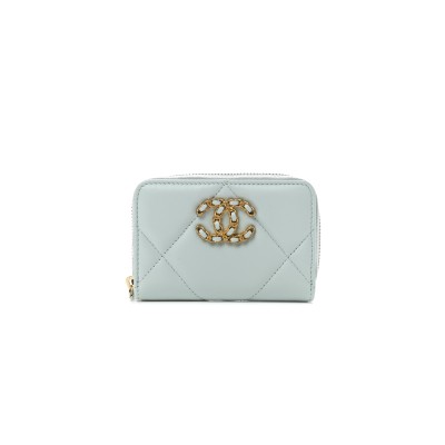 CHANEL 19 ZIPPED COIN PURSE AP0949 B04852 NN268 (11*8*3cm)